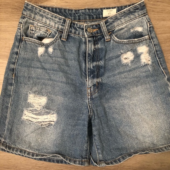 Bridge by Glide mom shorts, 100% cotton, size 26, distressed! Gently used. - Picture 2 of 4